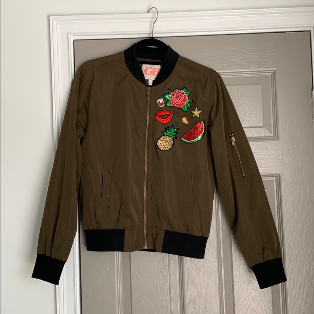 Light Waterproof Jacket with Patches